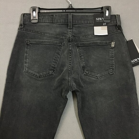 NWT Siwy Jean Womens Skinny Slim Fit Size 27 Giavanna Dace with Wolves Black - Picture 7 of 14